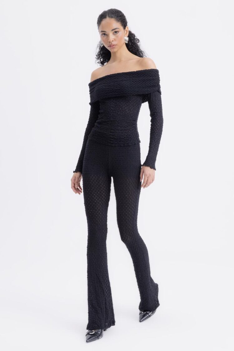 Lace Slim Trousers