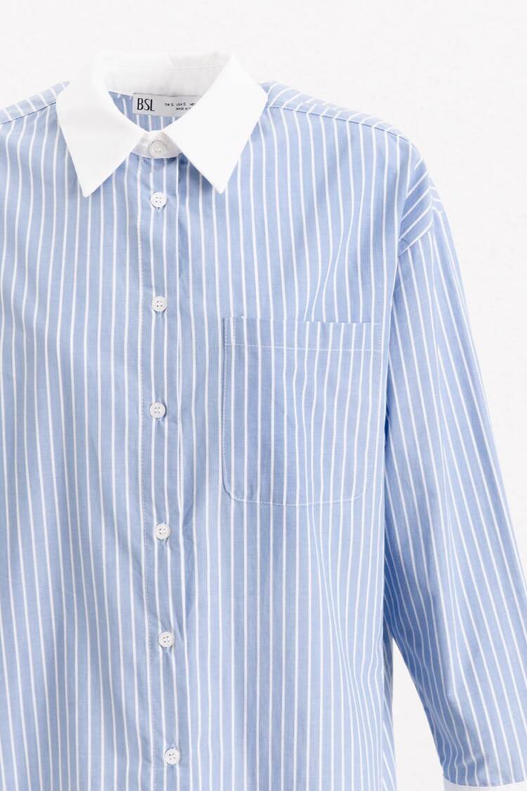 Oversize Striped Shirt