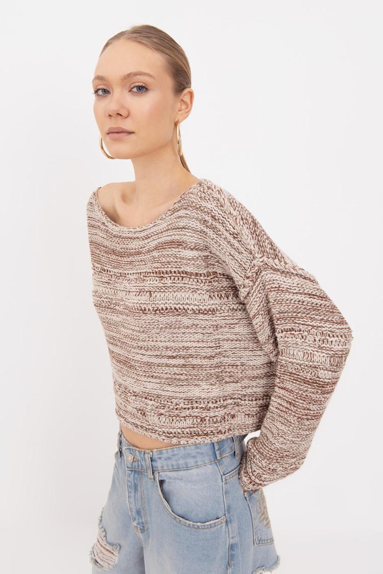 Oversize Boat Neck Sweater