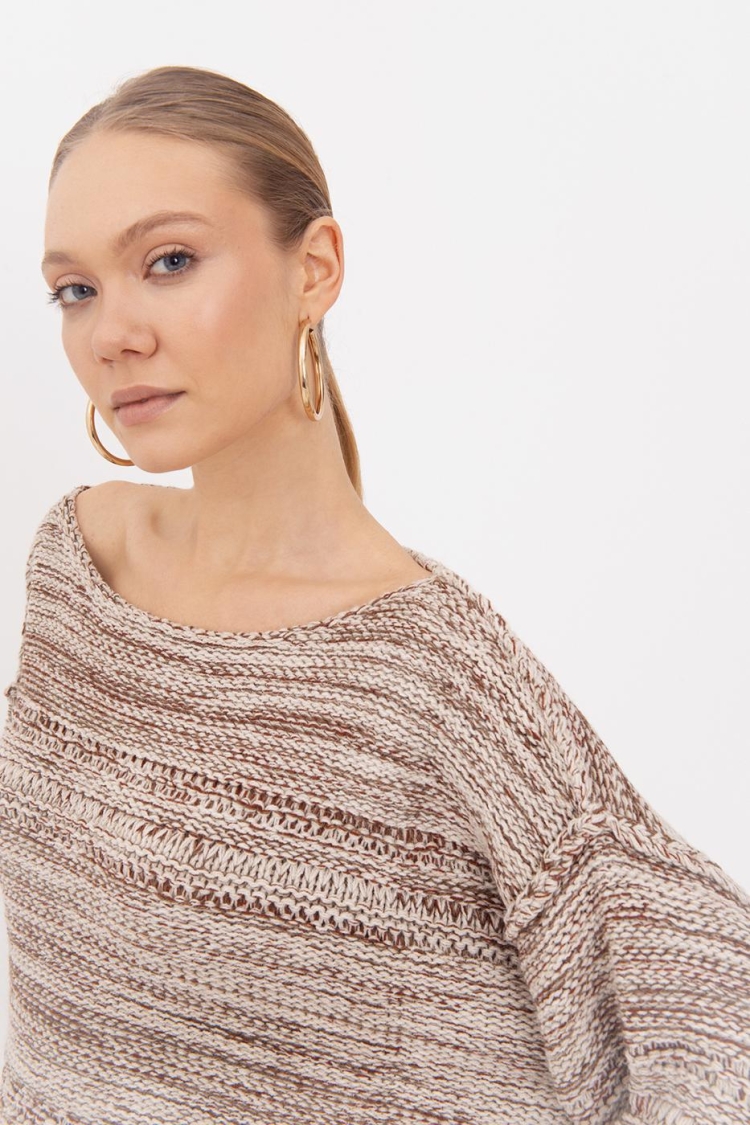 Oversize Boat Neck Sweater