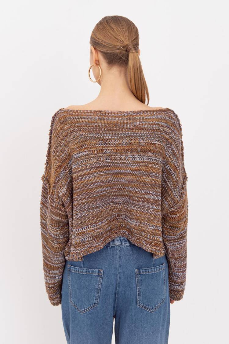 Oversize Boat Neck Sweater