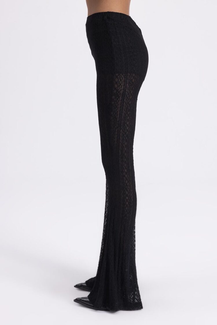 Flare Leg Lace Trousers