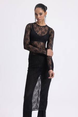 Flare Leg Lace Trousers - BSL - Globality Store - Women Clothes Wholesale Turkey