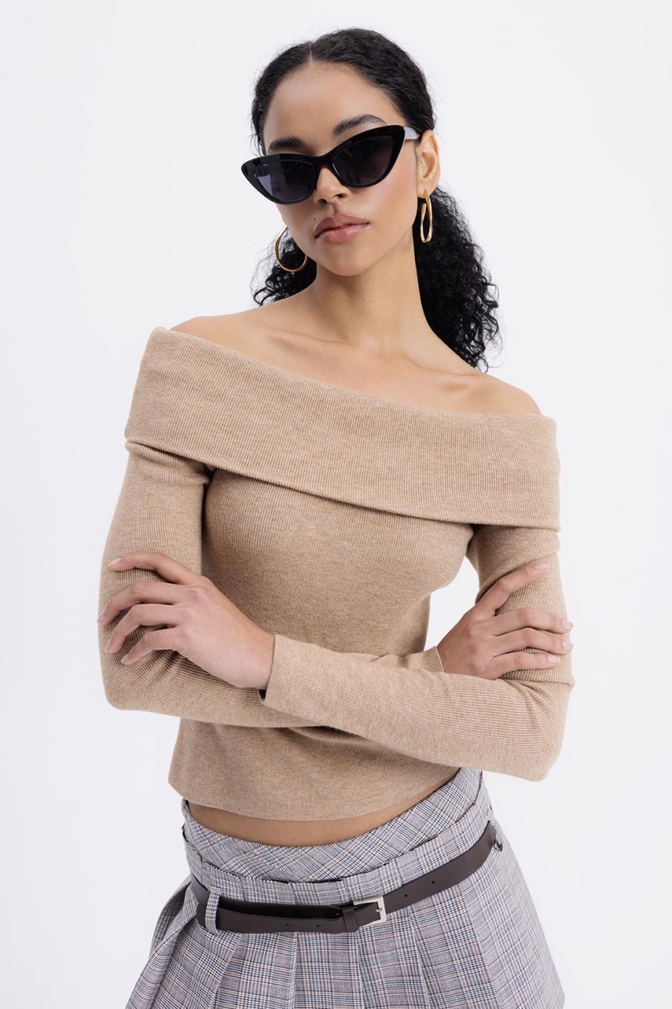 Madonna Collar Sweater
