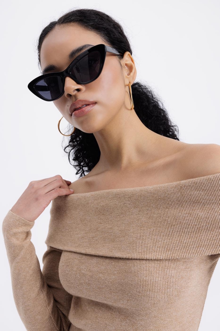 Madonna Collar Sweater