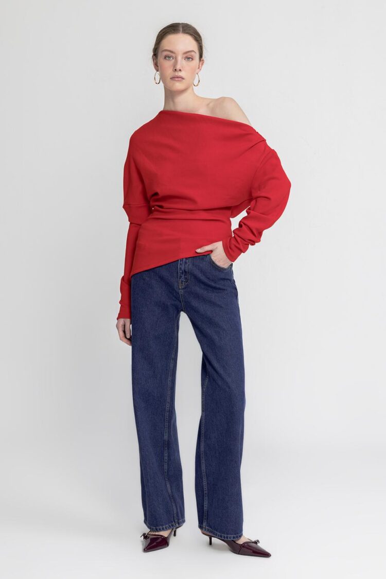 Straight Cut Denim Trousers - BSL - Globality Store - Women Clothes Wholesale Turkey