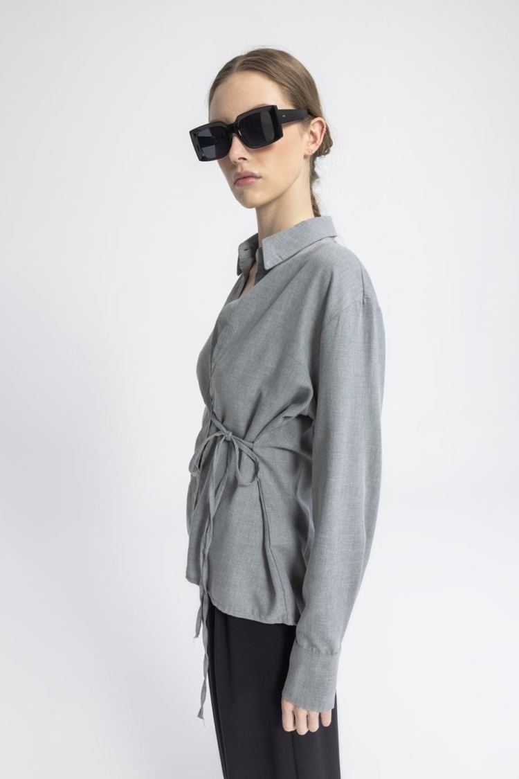 Tie Detailed Shirt