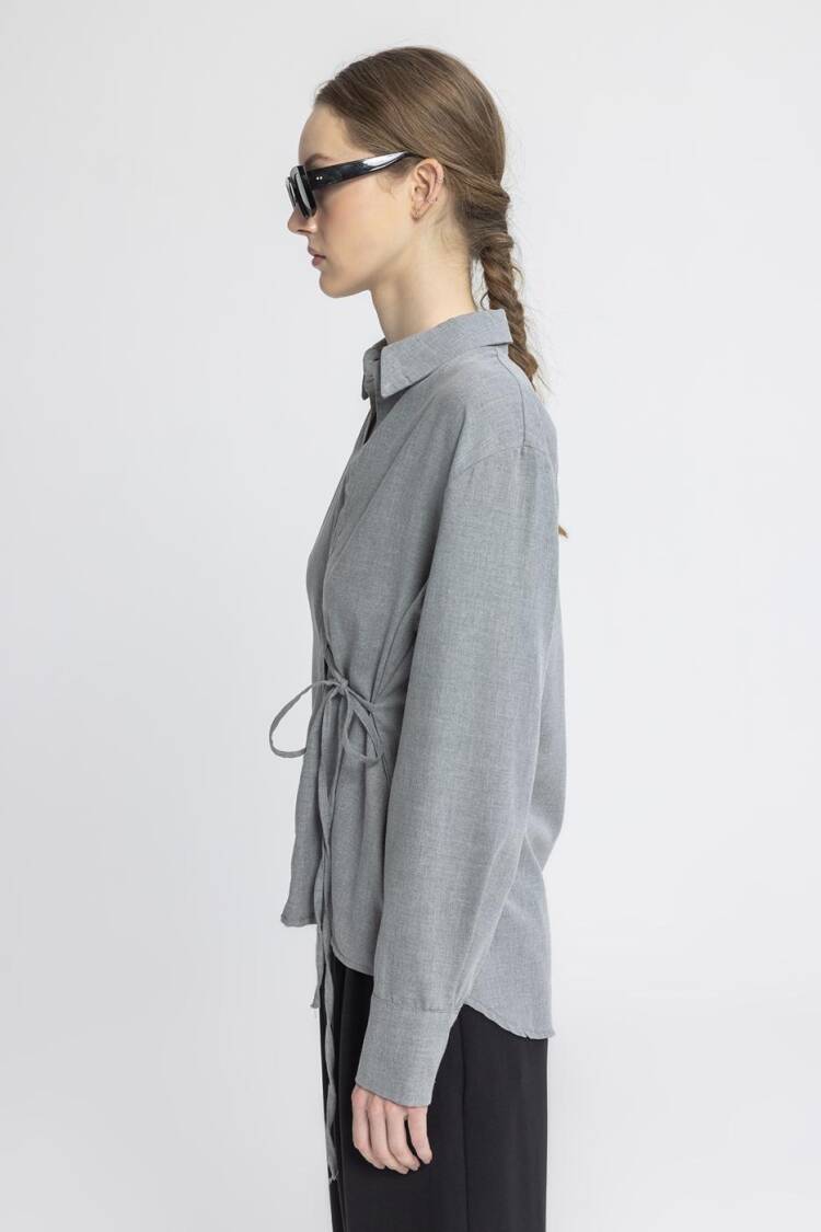 Tie Detailed Shirt