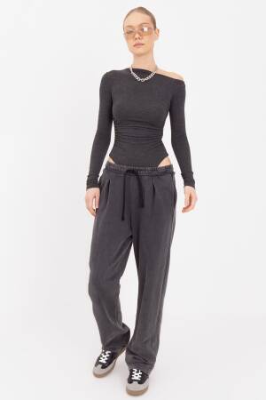 Washed Pleat Detailed Trousers - BSL - Globality Store - Women Clothes Wholesale Turkey