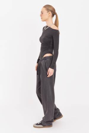 Washed Pleat Detailed Trousers - BSL - Globality Store - Women Clothes Wholesale Turkey