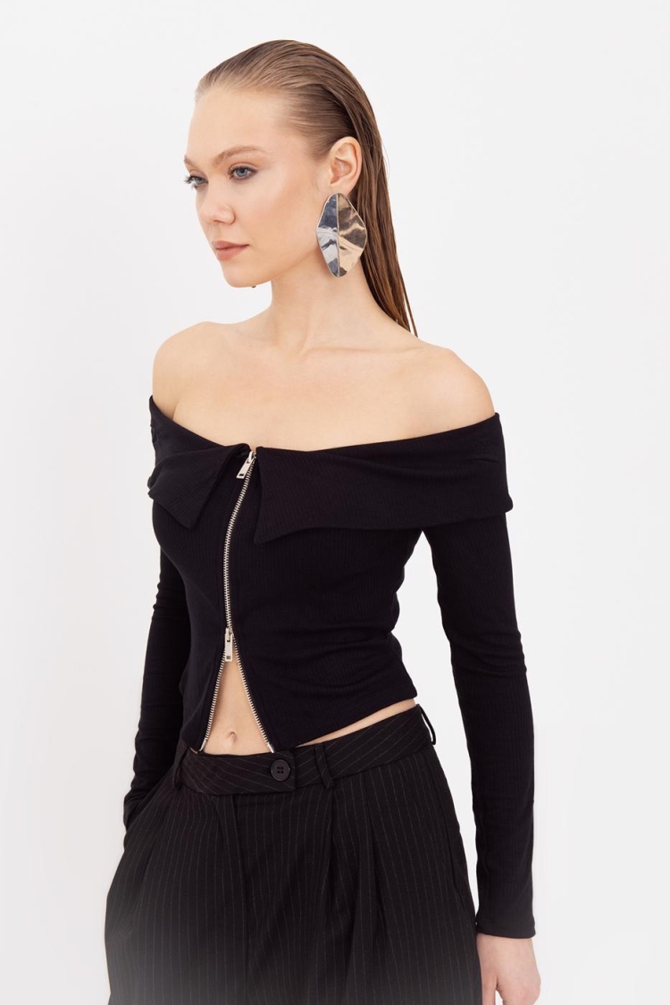 Madonna Collar Top