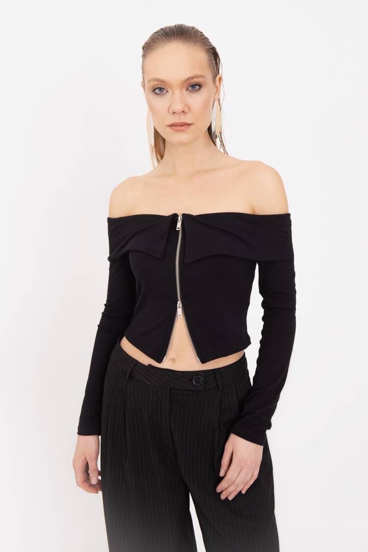 Madonna Collar Top