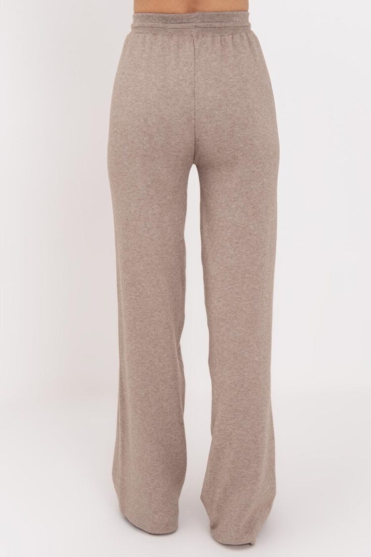 Wide Leg Knitted Trousers