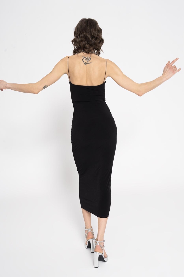 Strappy Midi Pencil Dress