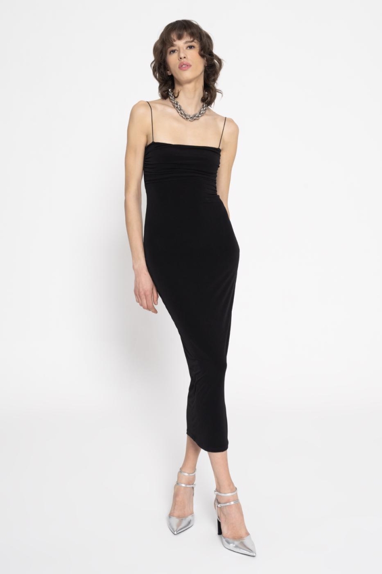 Strappy Midi Pencil Dress