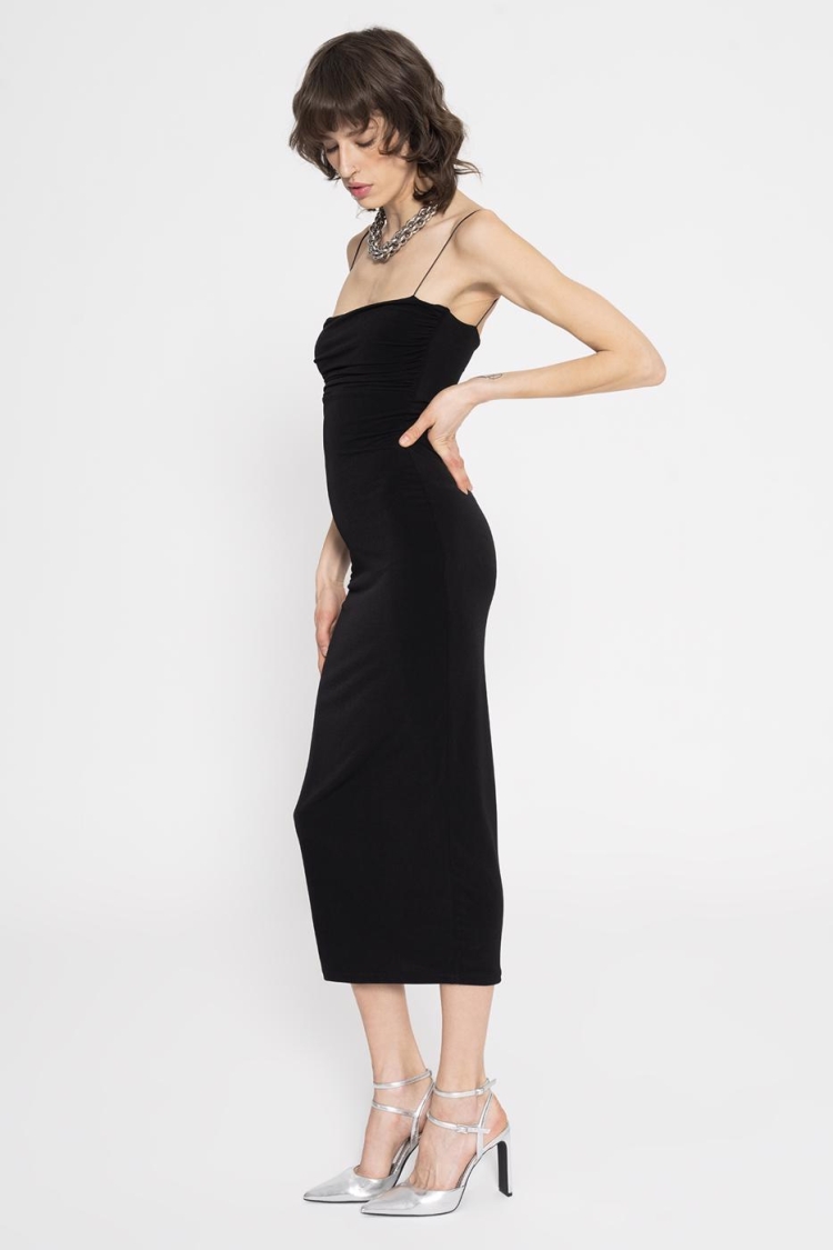Strappy Midi Pencil Dress