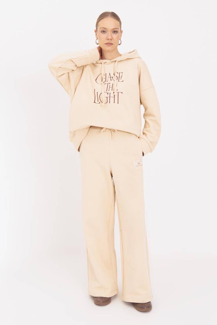 Straight Cut Loose Trousers