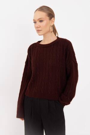 Braided Sweater - BSL - Globality Store - Women Clothes Wholesale Turkey