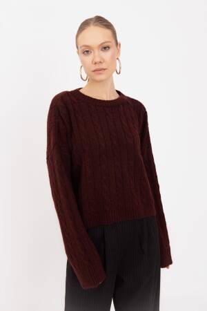 Braided Sweater - BSL - Globality Store - Women Clothes Wholesale Turkey