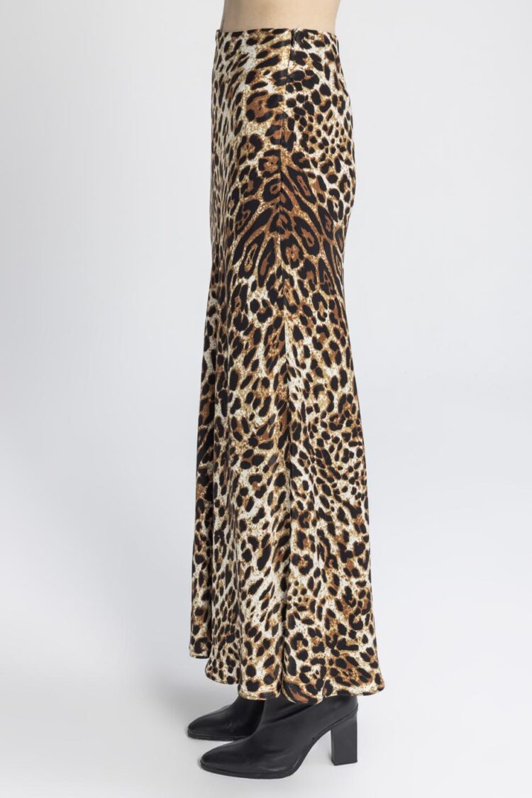 Satin Midi Skirt