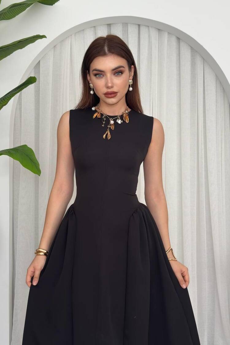 Kiyen Midi Dress - Etika - Globality Store - Women Clothes Wholesale Turkey