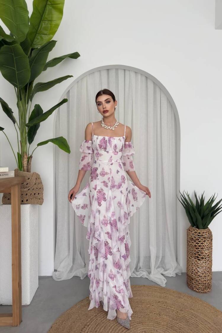 Mugo Ruffle Dress