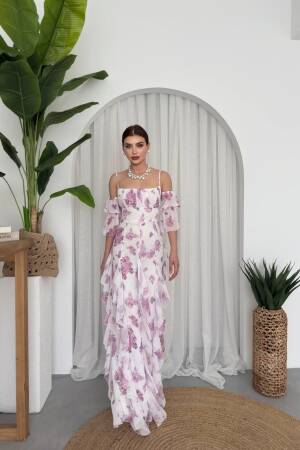 Mugo Ruffle Dress - Etika - Globality Store - Women Clothes Wholesale Turkey
