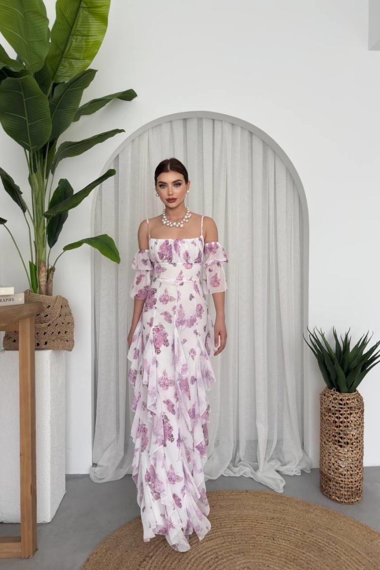Mugo Ruffle Dress
