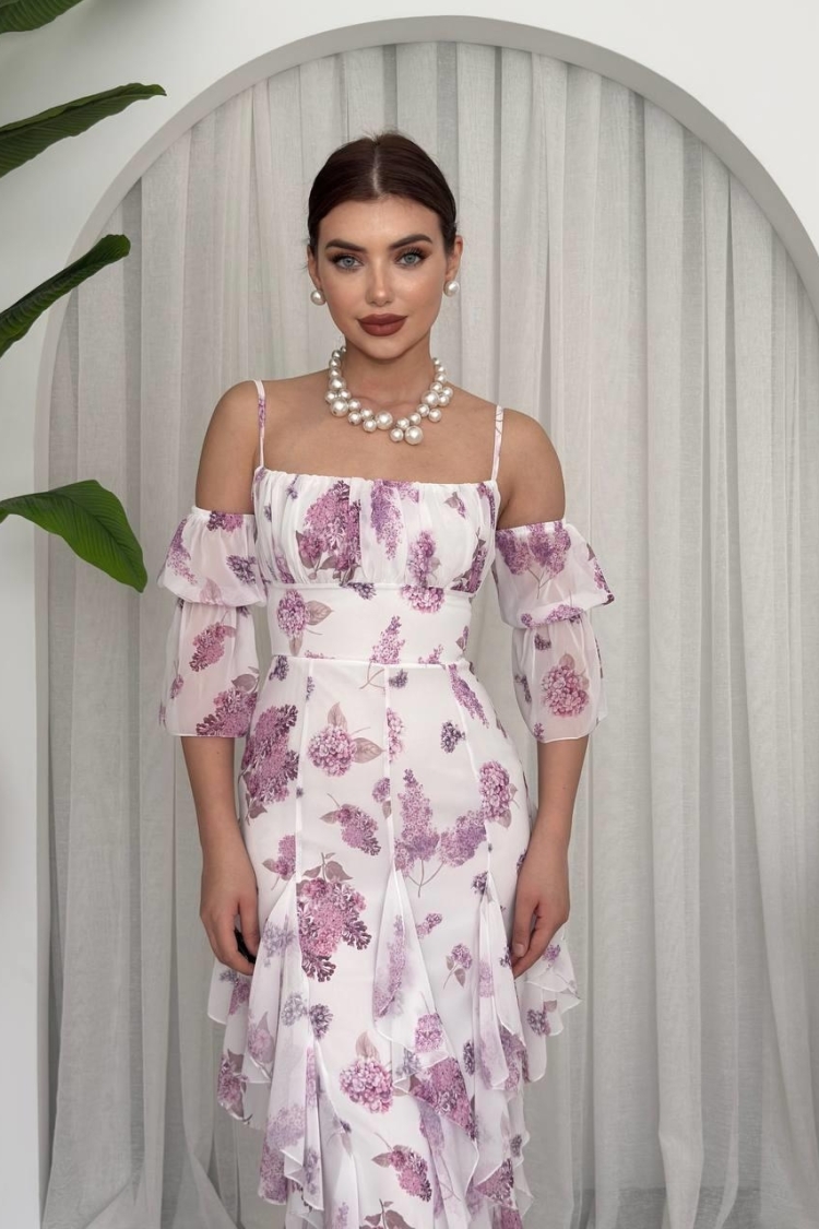 Mugo Ruffle Dress