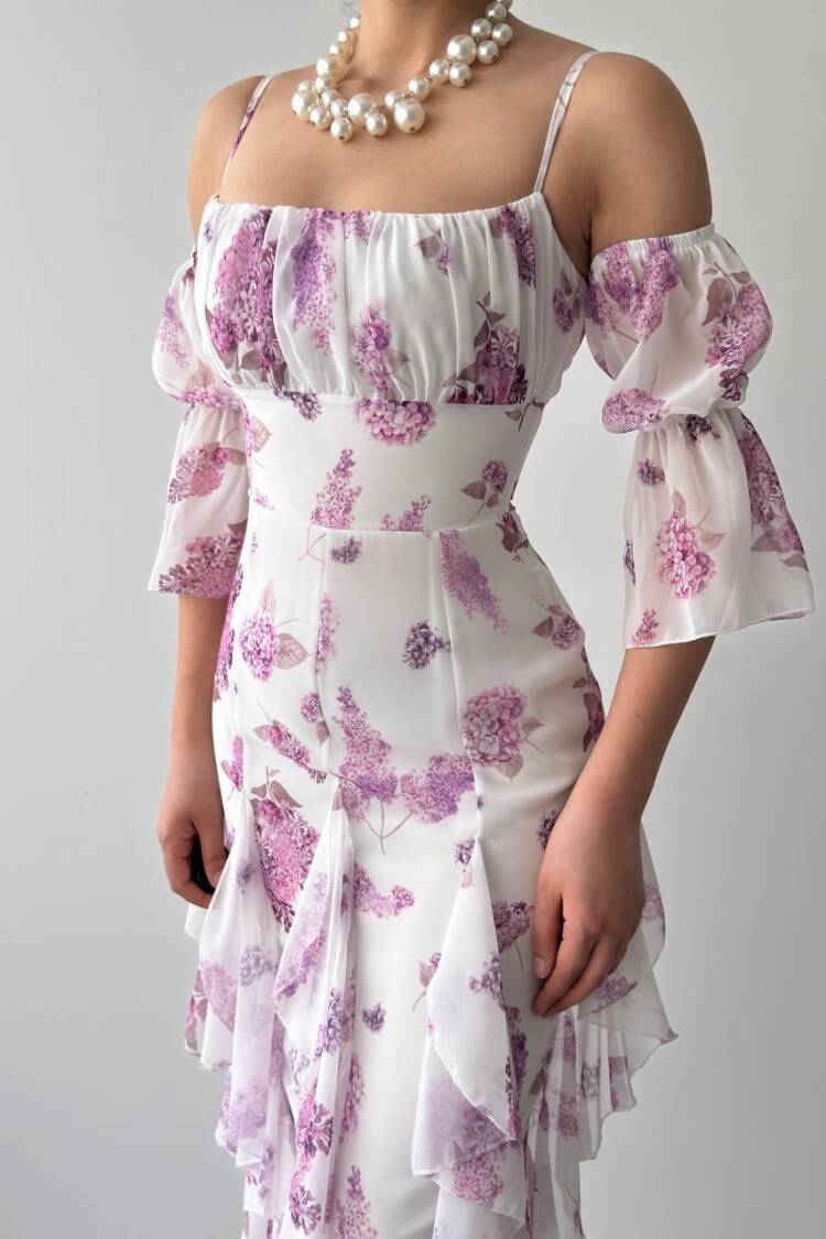 Mugo Ruffle Dress