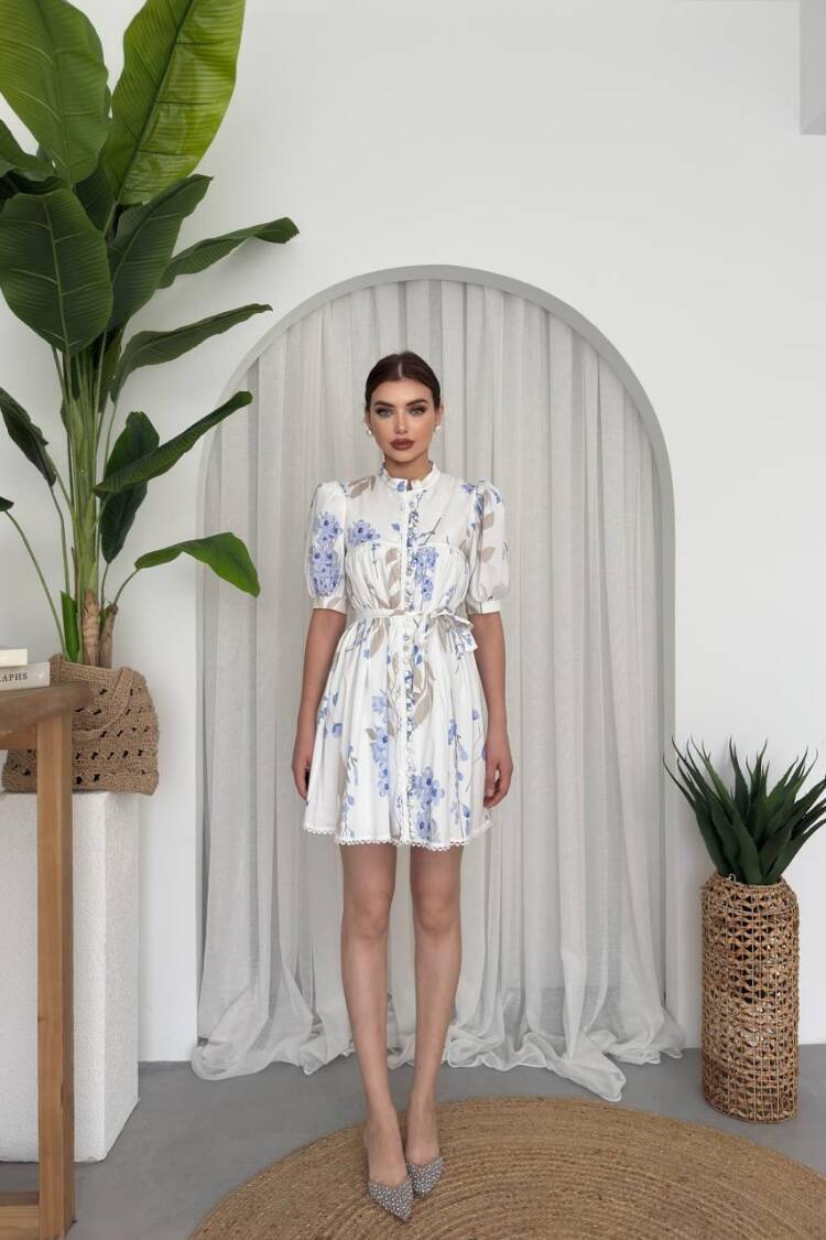 Yen Belt Dress - Multicolor
