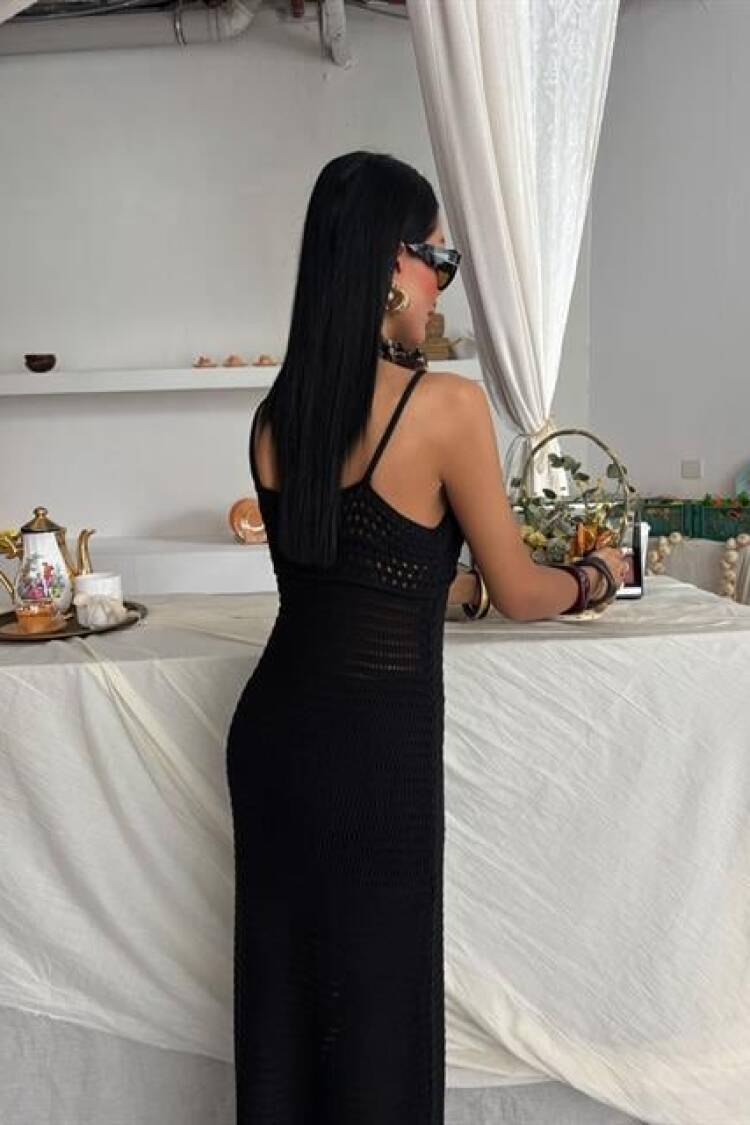 Strappy Openwork Dress