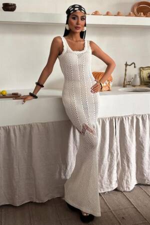Fish Form Openwork Dress - Sobe Istanbul - Globality Store - Women Clothes Wholesale Turkey