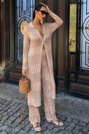Knitwear Two Piece Suit - Sobe Istanbul - Globality Store - Women Clothes Wholesale Turkey