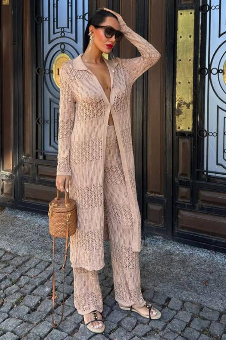 Knitwear Two Piece Suit - Sobe Istanbul - Globality Store - Women Clothes Wholesale Turkey