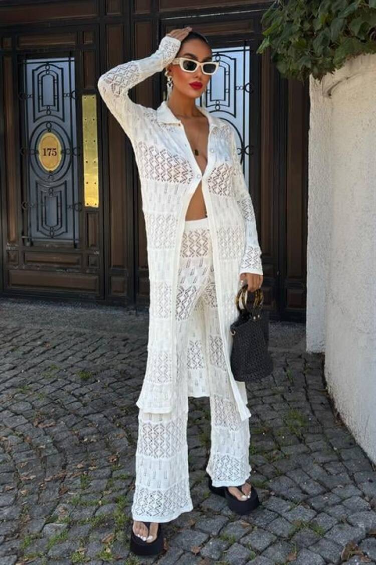 Knitwear Two Piece Suit