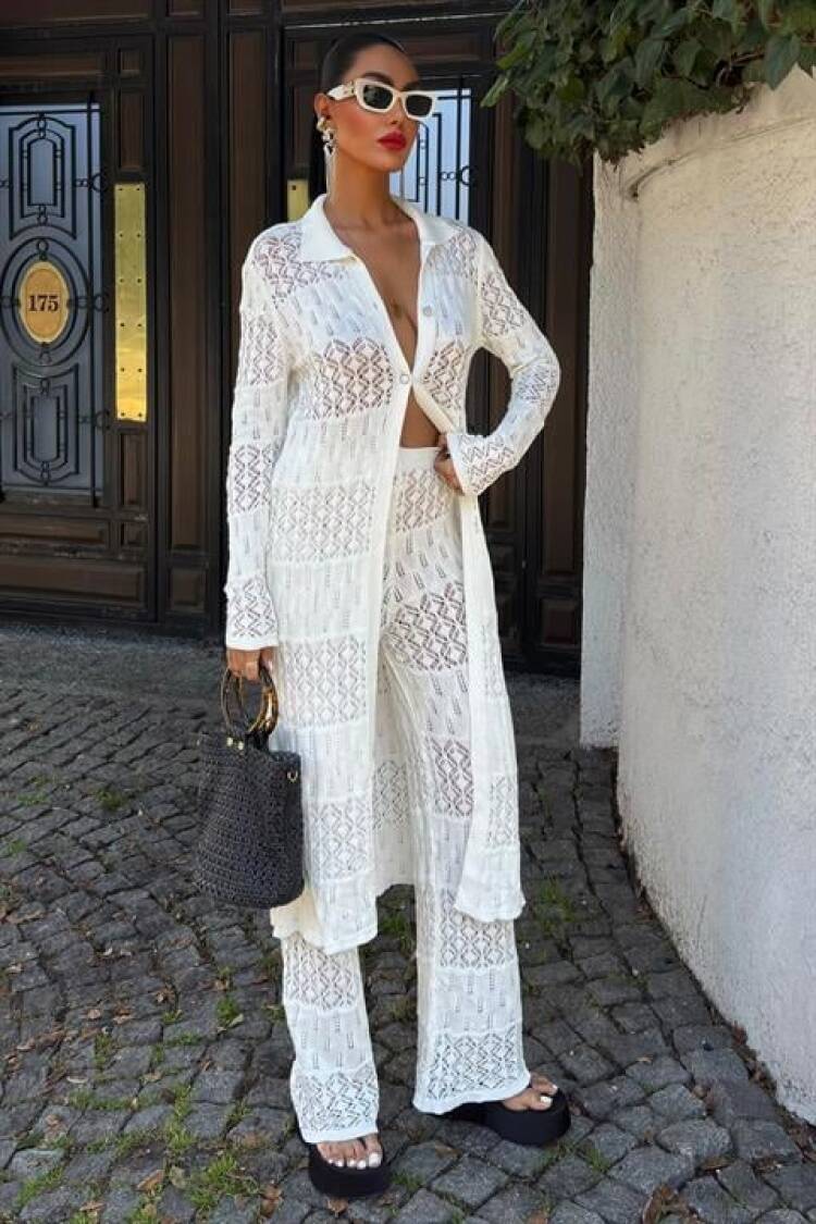 Knitwear Two Piece Suit