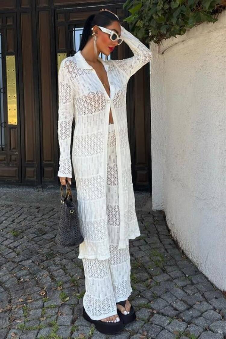 Knitwear Two Piece Suit