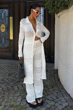 Knitwear Two Piece Suit - Sobe Istanbul - Globality Store - Women Clothes Wholesale Turkey
