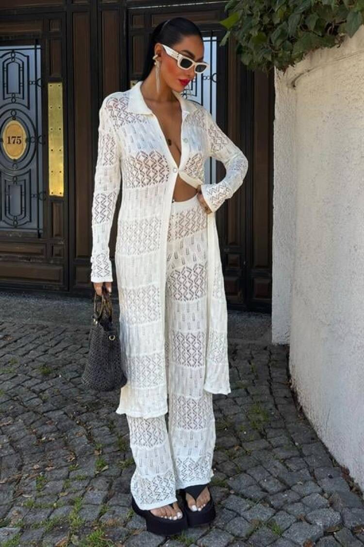 Knitwear Two Piece Suit - Sobe Istanbul - Globality Store - Women Clothes Wholesale Turkey