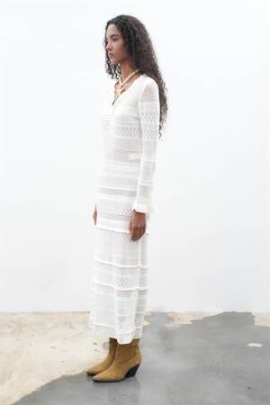 Long Knit Dress - Sobe Istanbul - Globality Store - Women Clothes Wholesale Turkey