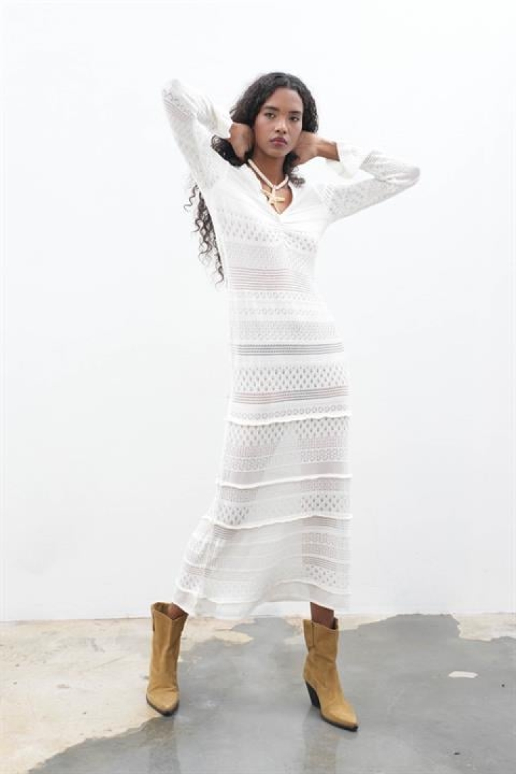 Long Knit Dress - Sobe Istanbul - Globality Store - Women Clothes Wholesale Turkey
