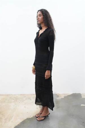 Long Knit Dress - Sobe Istanbul - Globality Store - Women Clothes Wholesale Turkey