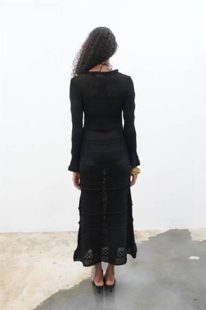 Long Knit Dress - Sobe Istanbul - Globality Store - Women Clothes Wholesale Turkey