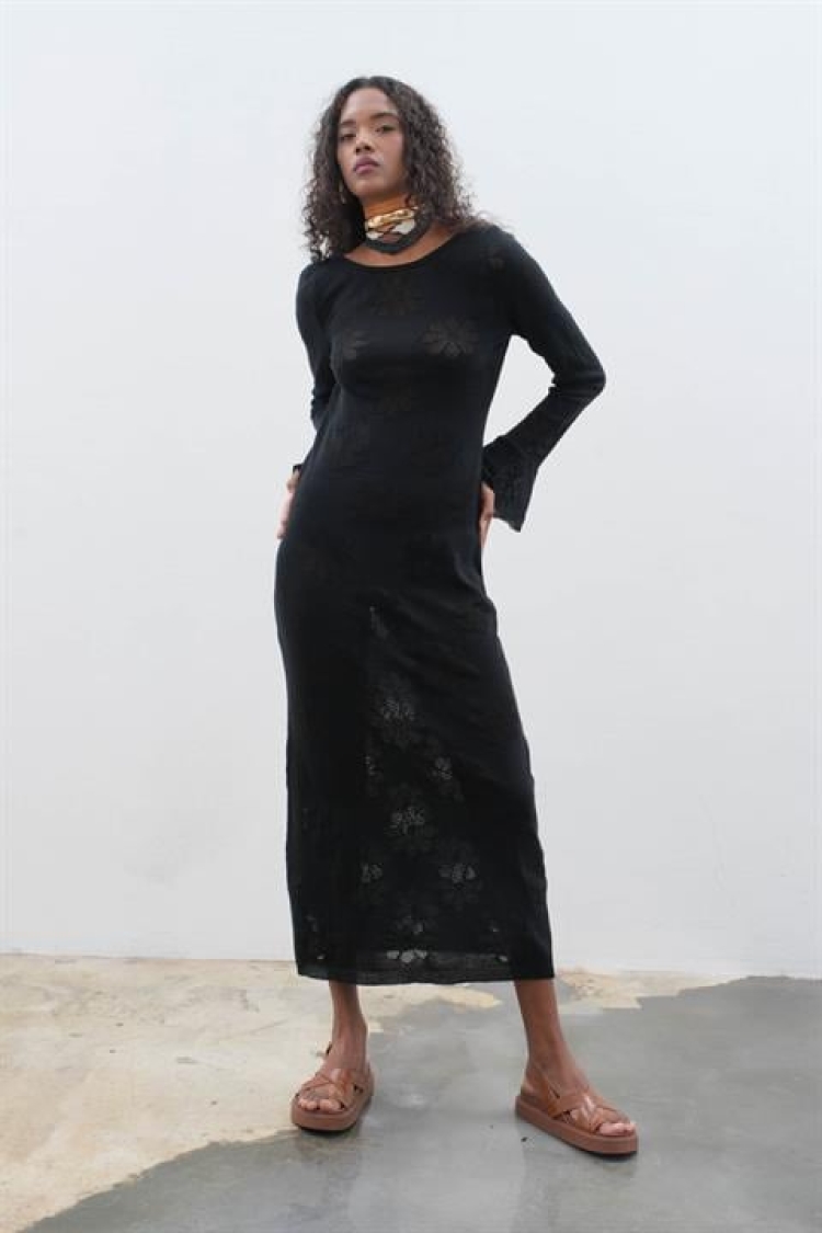 Backless Knit Dress