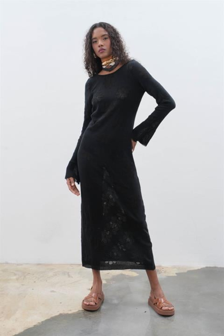 Backless Knit Dress