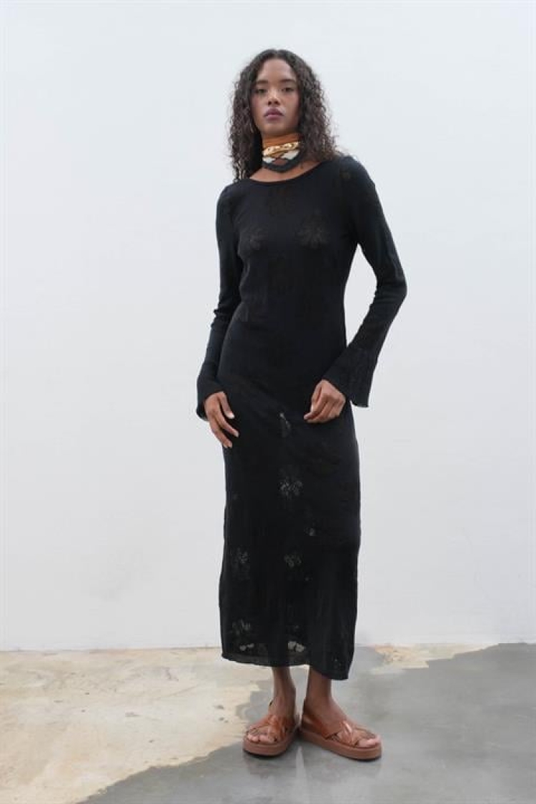 Backless Knit Dress