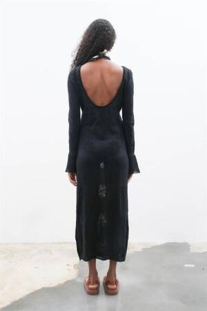 Backless Knit Dress - Sobe Istanbul - Globality Store - Women Clothes Wholesale Turkey