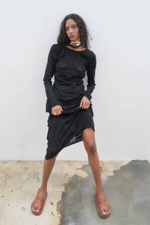 Backless Knit Dress - Sobe Istanbul - Globality Store - Women Clothes Wholesale Turkey