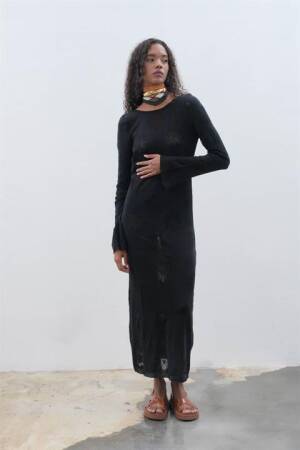 Backless Knit Dress - Sobe Istanbul - Globality Store - Women Clothes Wholesale Turkey